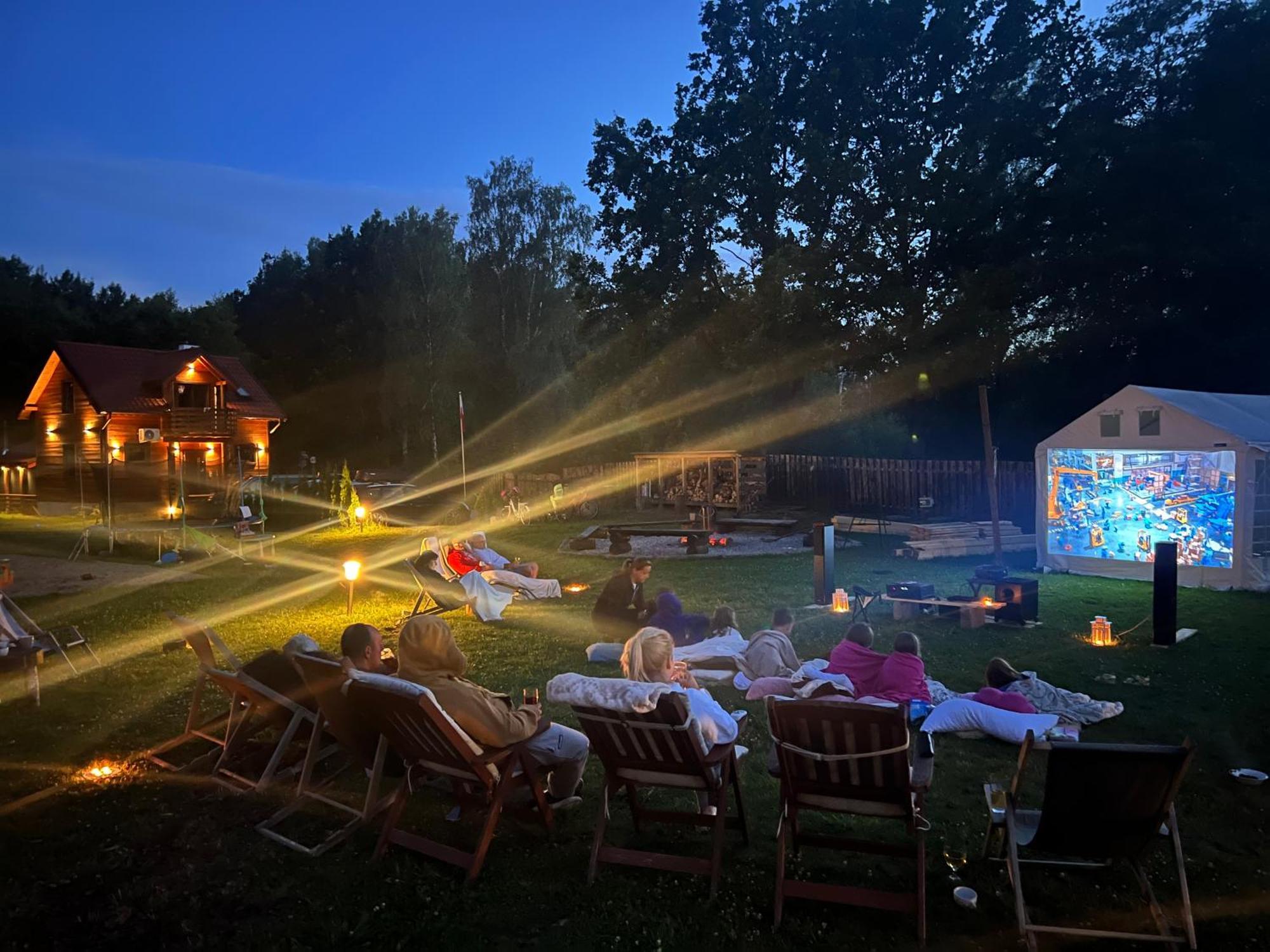 Villa Wypoczynek Na Mazurach U Sebka Łukta Exterior foto