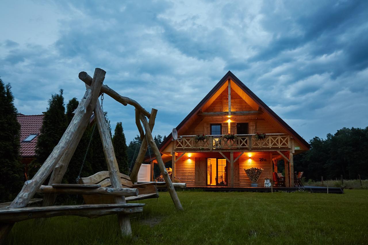 Villa Wypoczynek Na Mazurach U Sebka Łukta Exterior foto