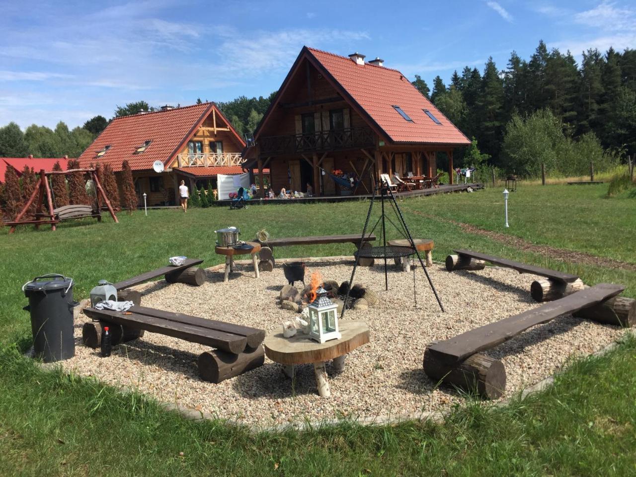 Villa Wypoczynek Na Mazurach U Sebka Łukta Exterior foto